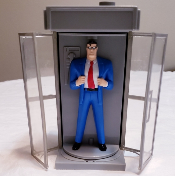 Vintage Spinning Superman Phone Booth - Picture 3 of 8